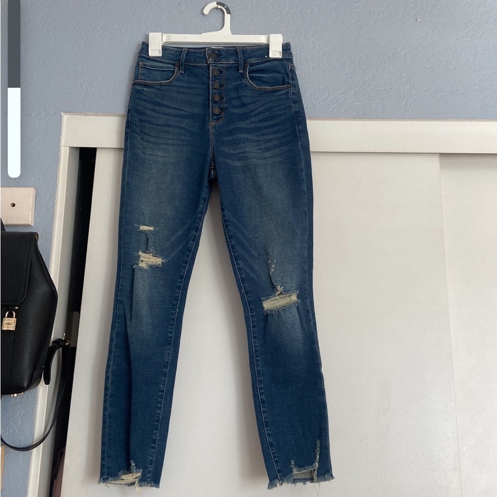 Abercrombie and Fitch curve love high rise super skinny ankle